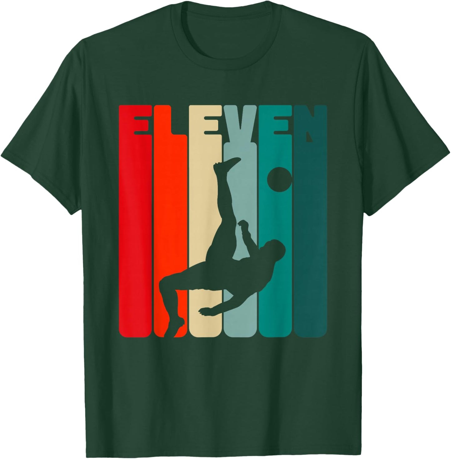 11th Birthday Footballer 11 Years Football Boys T-Shirt - T-Shirt | Forest
