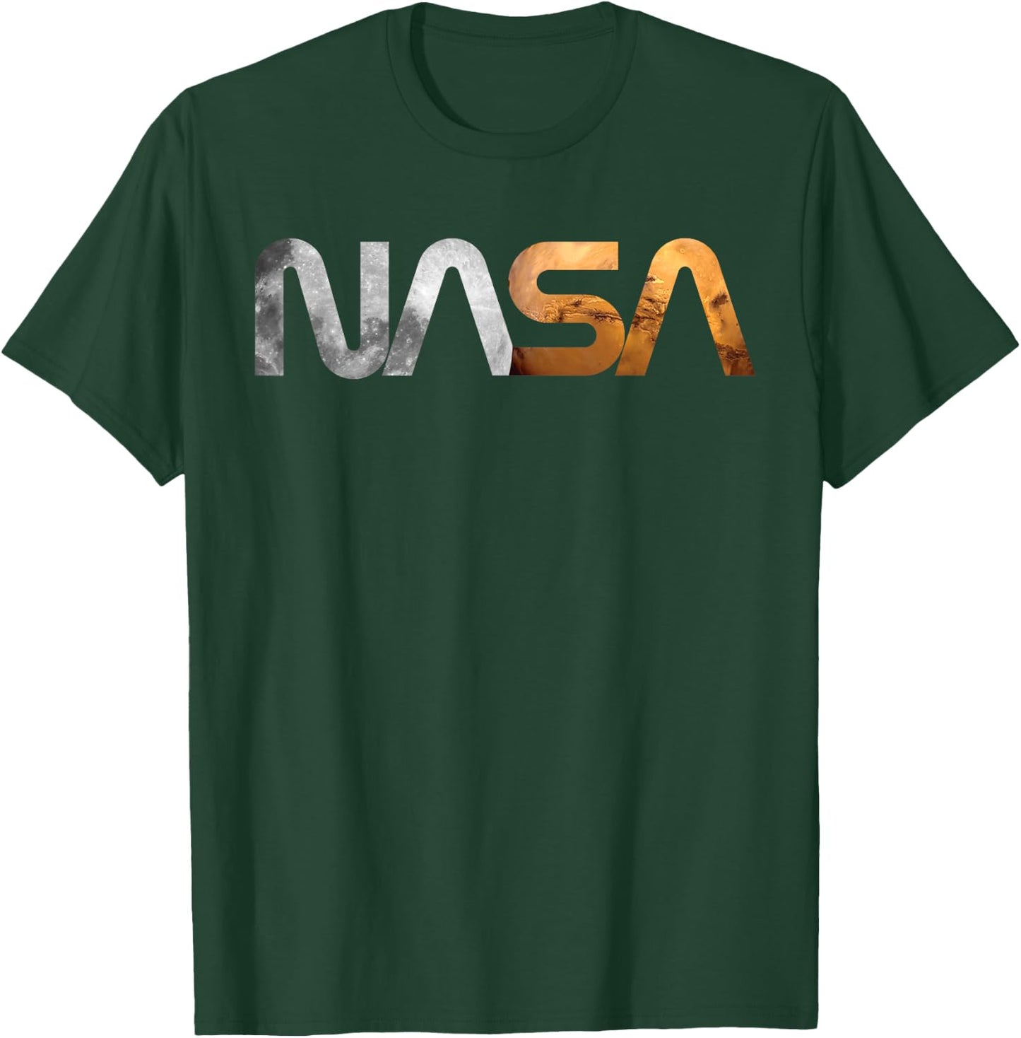 NASA Artemis Mission Moon Mars Worm Logo T-Shirt - T-Shirt | Forest