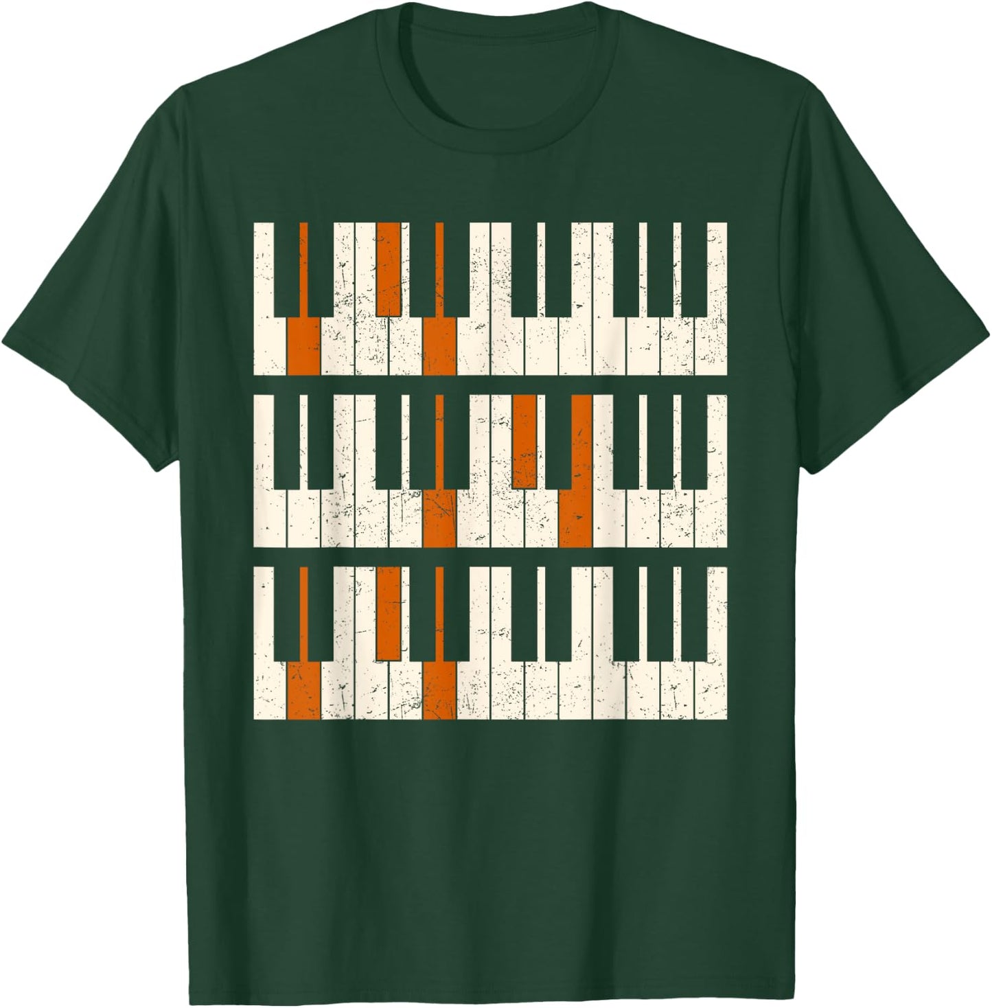 Vintage Piano Dad Chords Fathers Day T-Shirt - T-Shirt | Forest