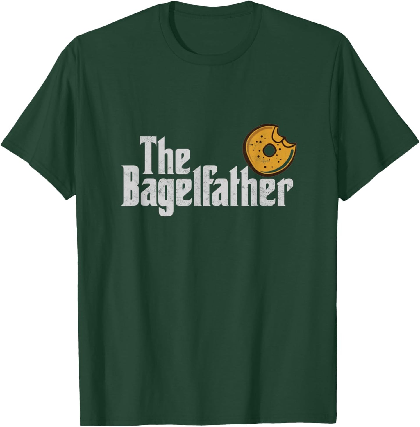 The Bagel Father sesame Bagels Lover Dad Baker Father's Day T-Shirt - T-Shirt | Forest