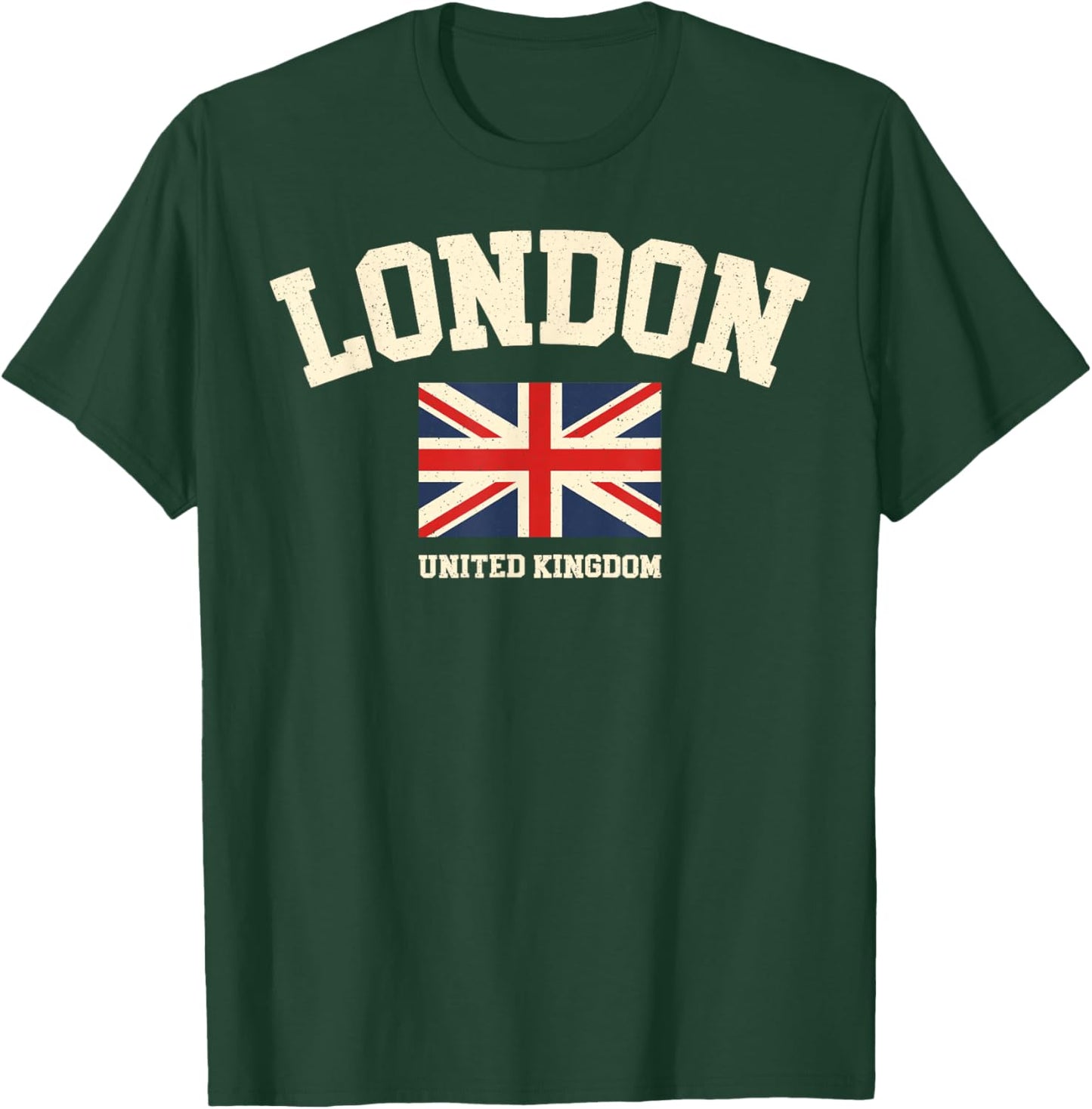 Retro Graphic Souvenir London England UK , Black, S T-Shirt - T-Shirt | Forest
