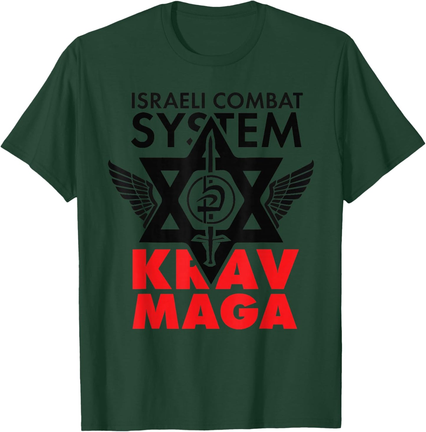 Israeli Combat System Krav Maga T-Shirt - T-Shirt | Forest