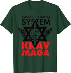 Israeli Combat System Krav Maga T-Shirt - T-Shirt | Forest