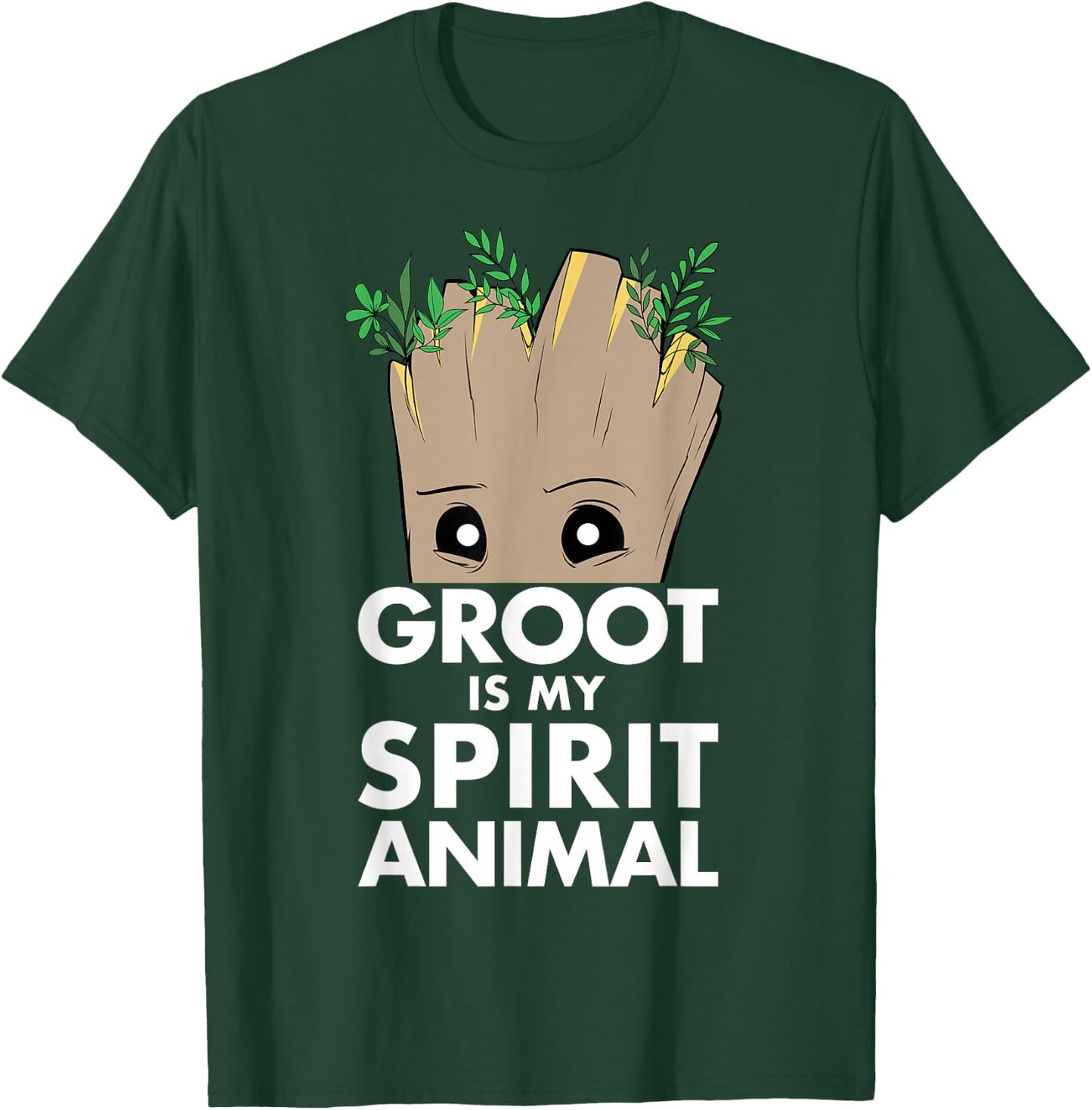 Marvel Guardians of The Galaxy Groot is My Spirit Animal T-Shirt - T-Shirt | Forest