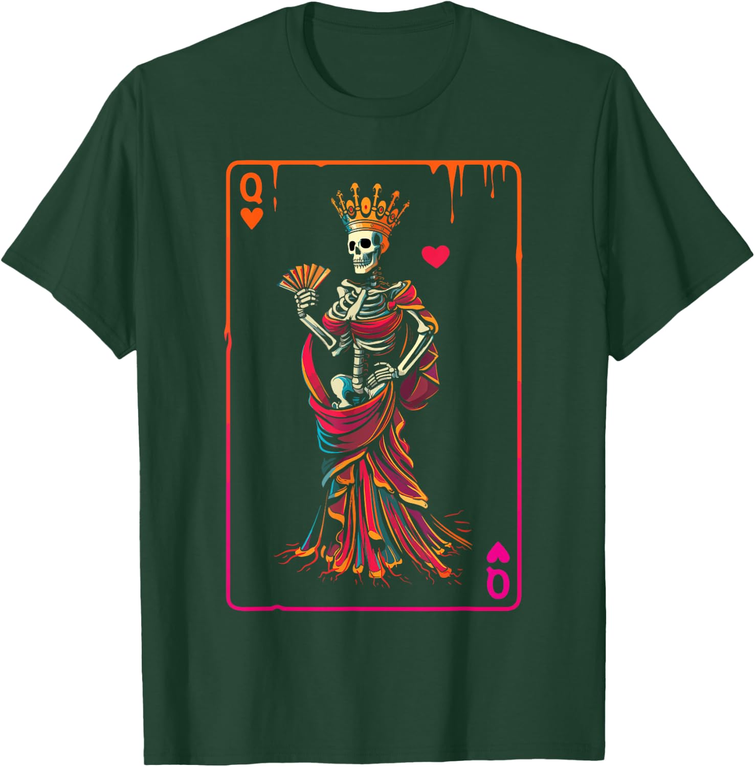 Queen of Hearts Halloween Costume Valentines Card Couple Set T-Shirt - T-Shirt | Forest