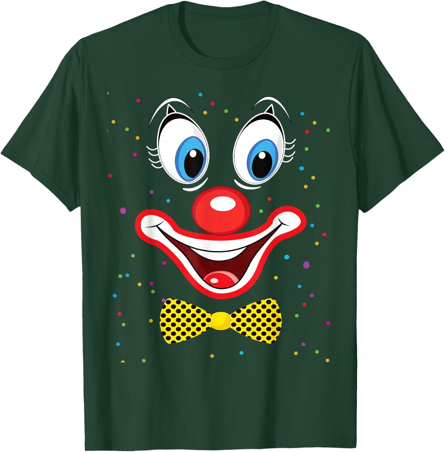 Carnival Costume Fancy Dress Costume Funny Clown Confetti , black T-Shirt - T-Shirt | Forest