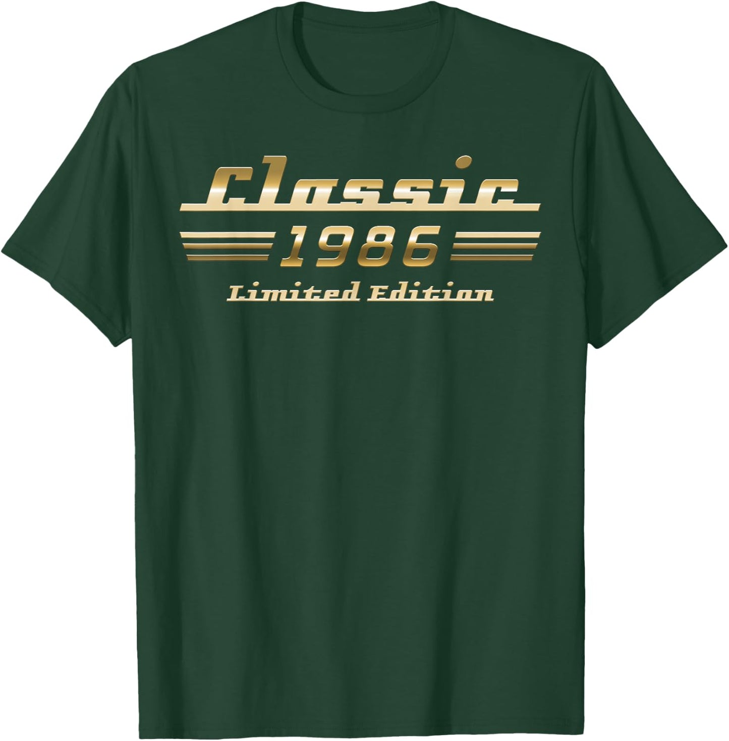 Classic 1986 Limited Edition Oldtimer 40. Geburtstag T-Shirt - T-Shirt | Forest