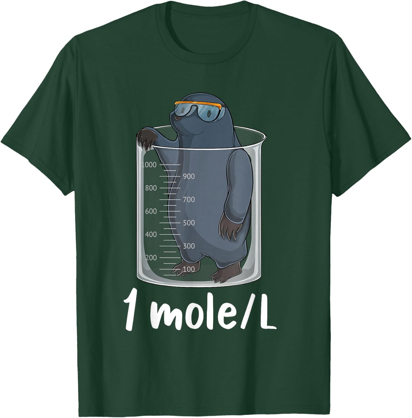 Funny Chemistry Chemist Student Science Teacher Moles Women T-Shirt - T-Shirt | Forest