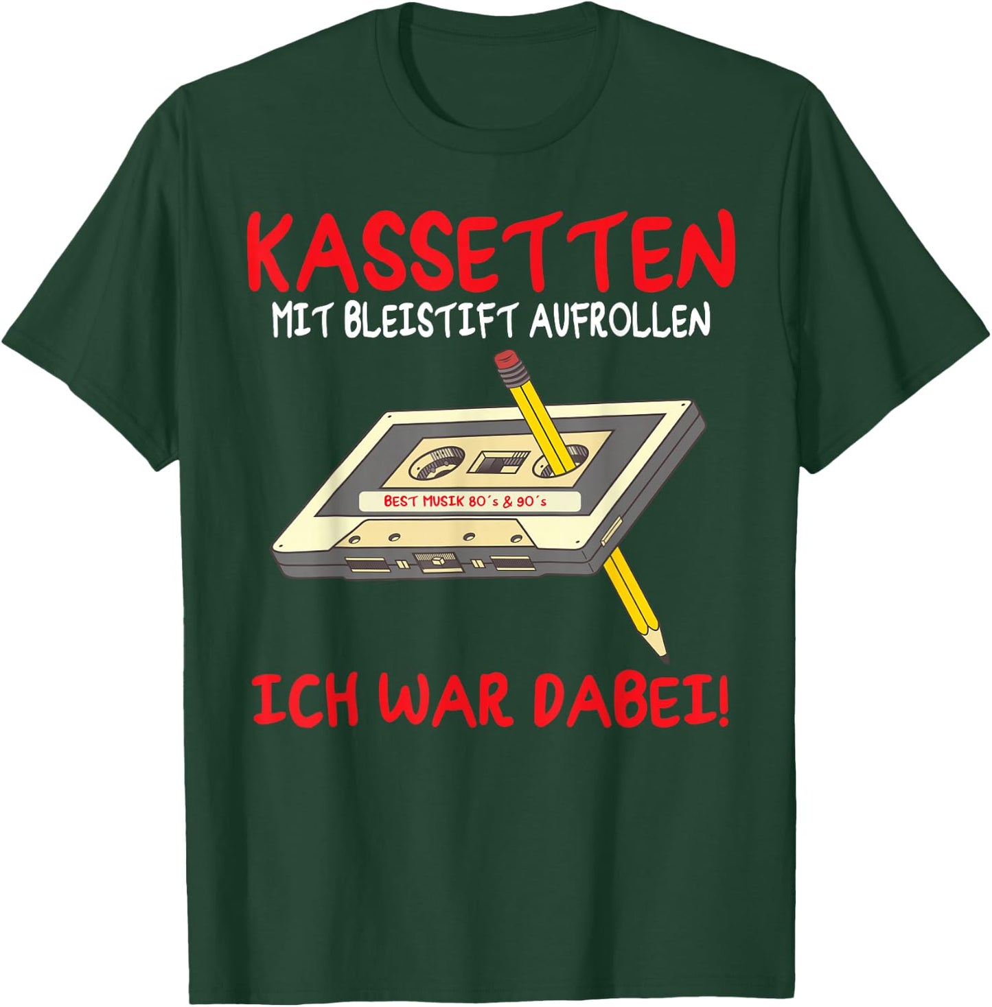 80er Jahre Outfit Herren 90er Jahre outfit Damen Retro Party T-Shirt - T-Shirt | Forest