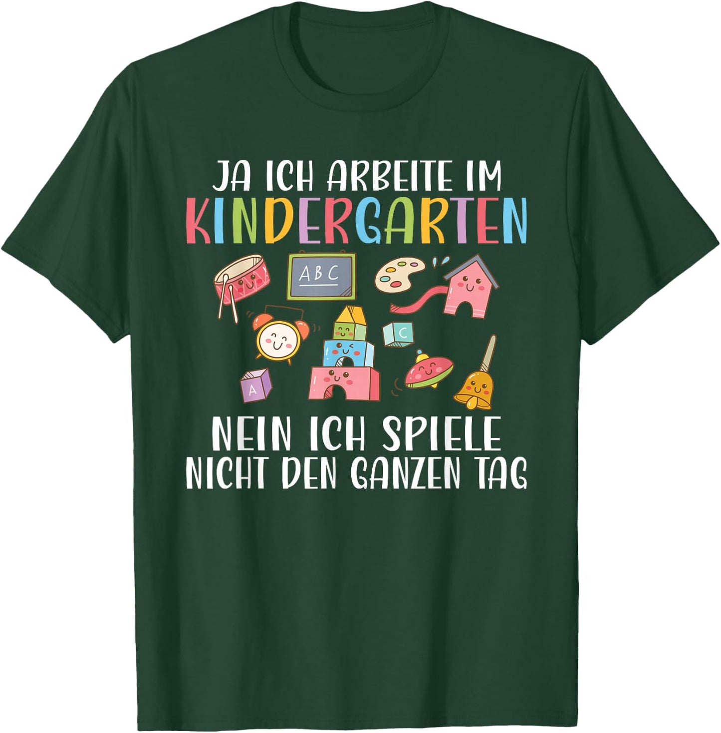 Educational , black T-Shirt - T-Shirt | Forest