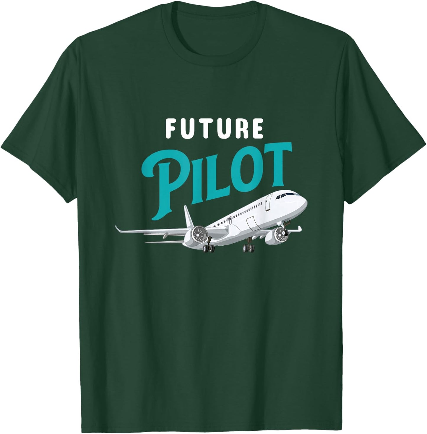 Future Pilot - Airline Pilot Aviation Lovers Aircraft , Black, S T-Shirt - T-Shirt | Forest