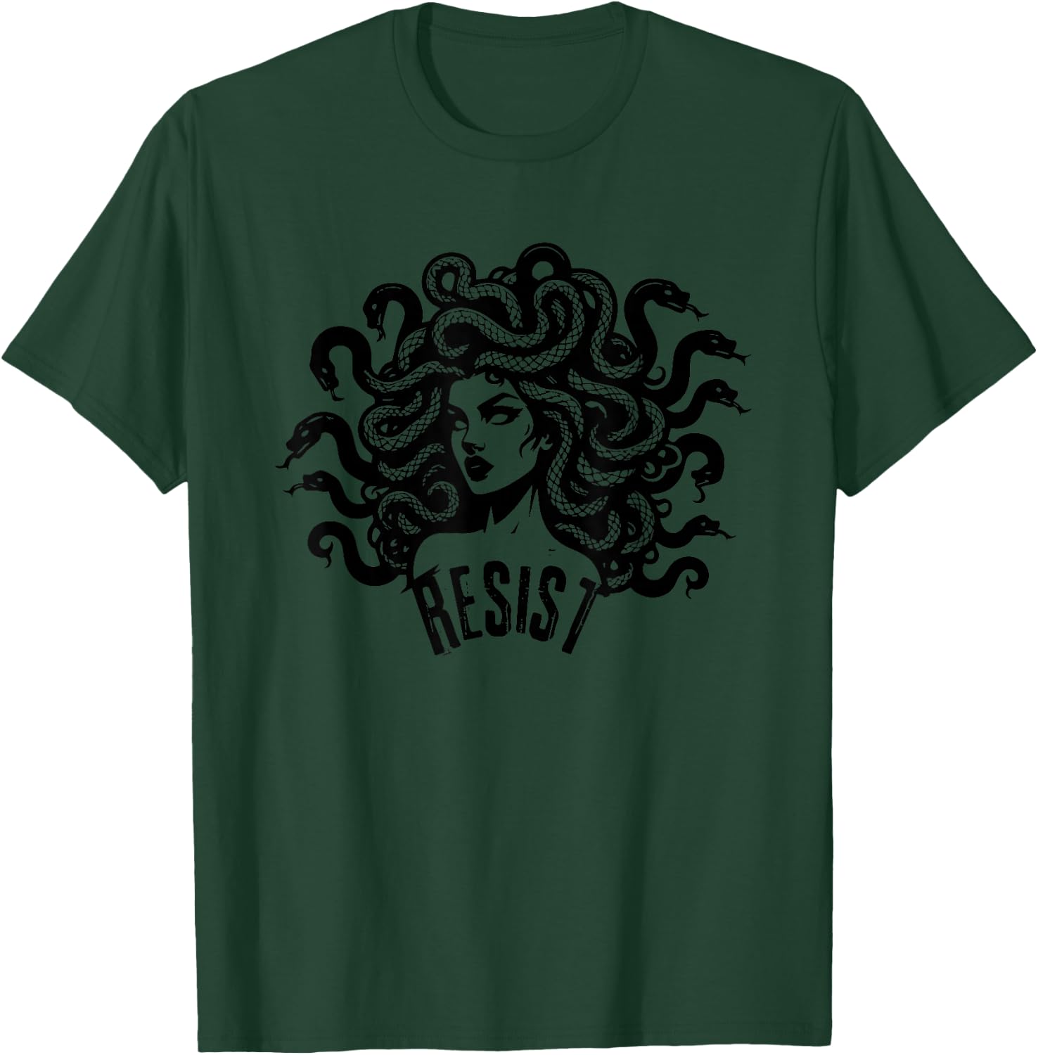 Medusa Resist The Female Gaze Petrify The Patriarchy T-Shirt - T-Shirt | Forest