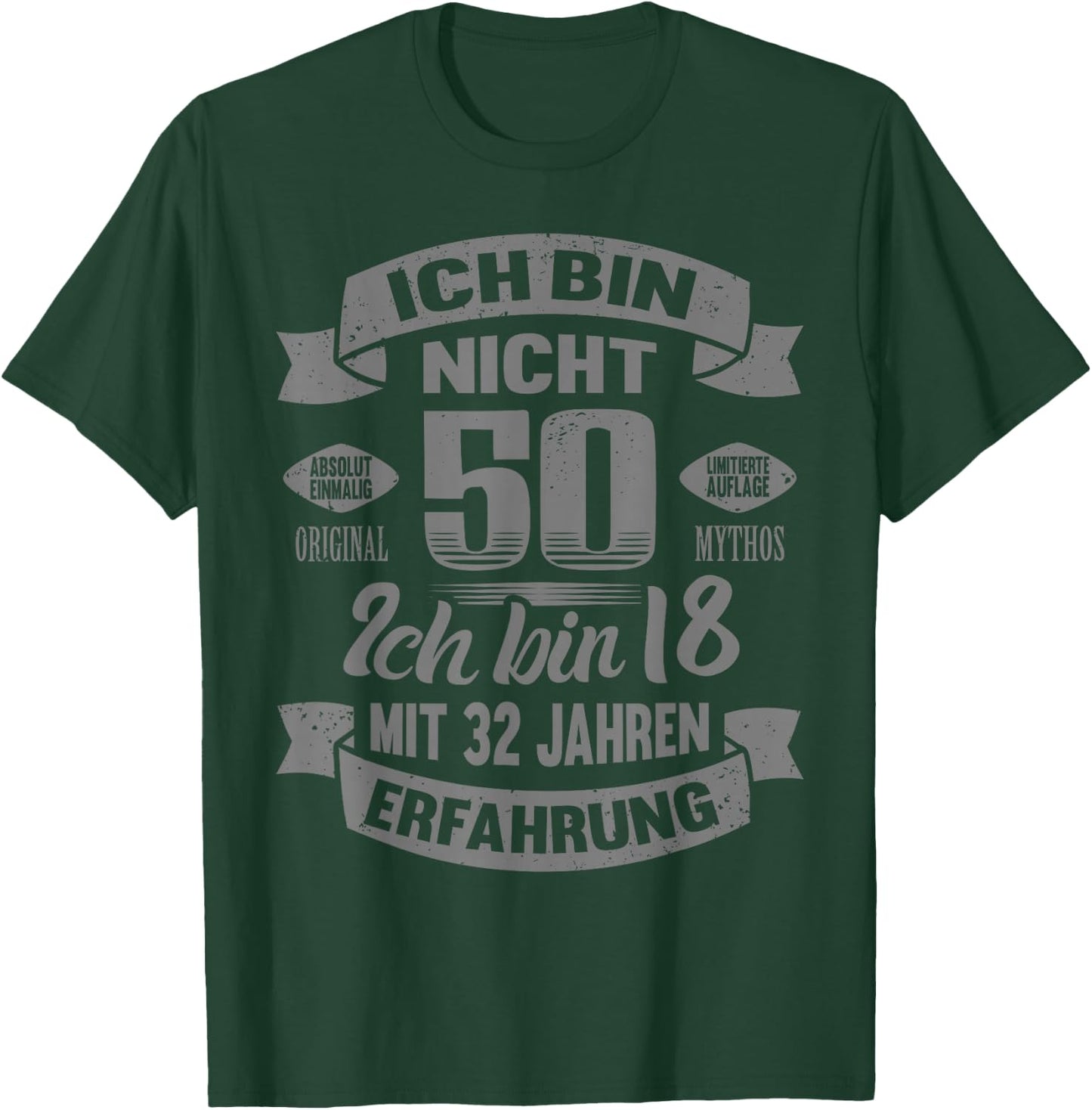 50. Geburtstag Männer Frauen Lustig 50 Jahre T-Shirt - T-Shirt | Forest