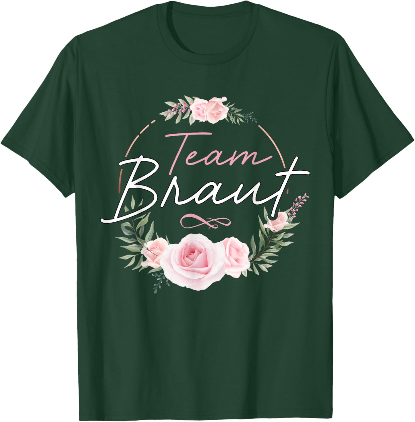 Junggesellinnenabschied Frauen Shirt JGA Team Braut Polterer T-Shirt - T-Shirt | Forest