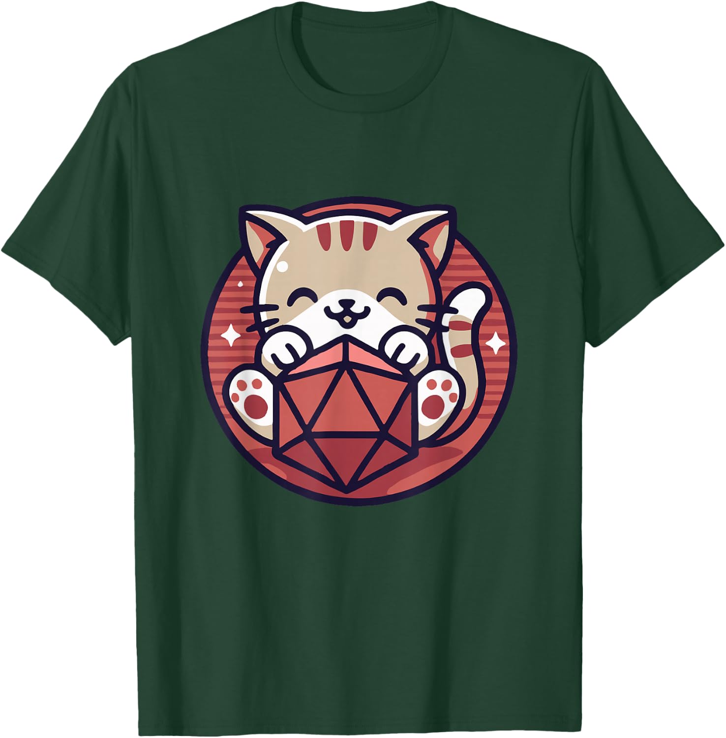 Chat With Dè RPG Humour Player Role Play , Black, S T-Shirt - T-Shirt | Forest