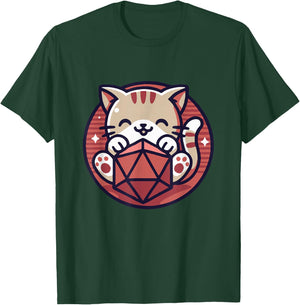 Chat With Dè RPG Humour Player Role Play , Black, S T-Shirt - T-Shirt | Forest