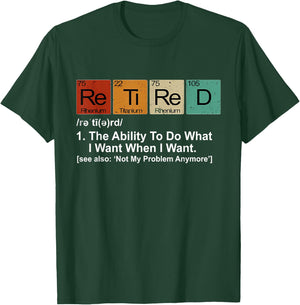 Retired Definition Retirement Definition Men T-Shirt - T-Shirt | Forest
