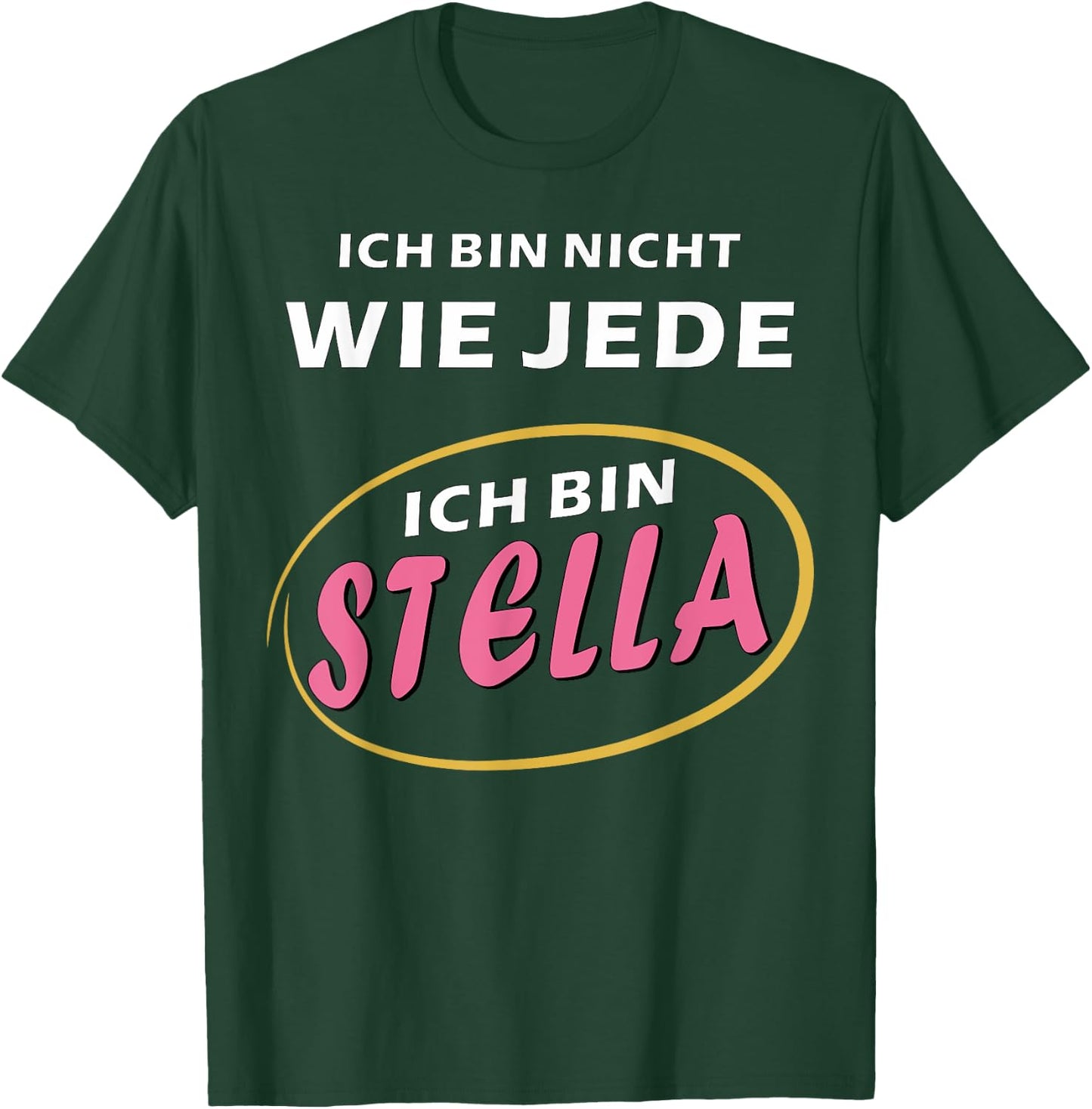 Stella First Name Girls Women Gift Ideas for Stella , black T-Shirt - T-Shirt | Forest