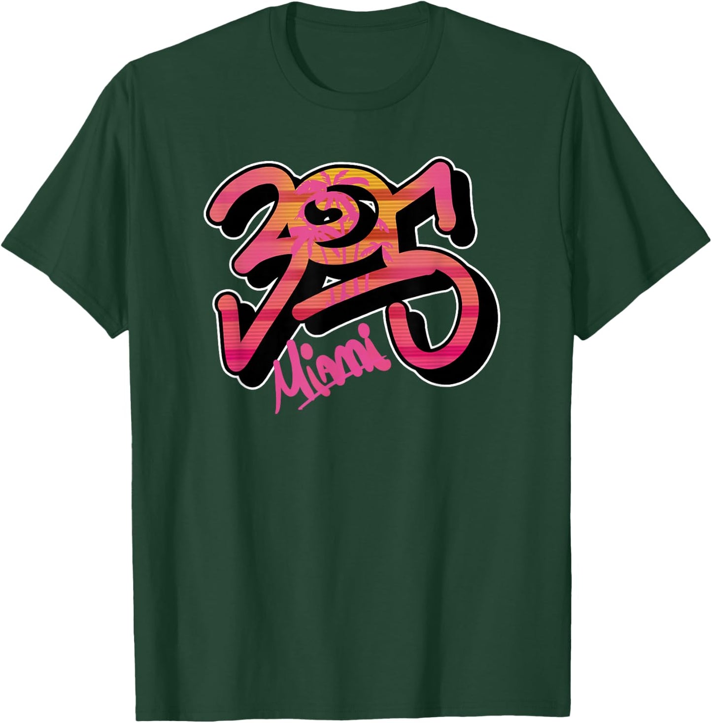 305 Miami Swag T-Shirt - T-Shirt | Forest