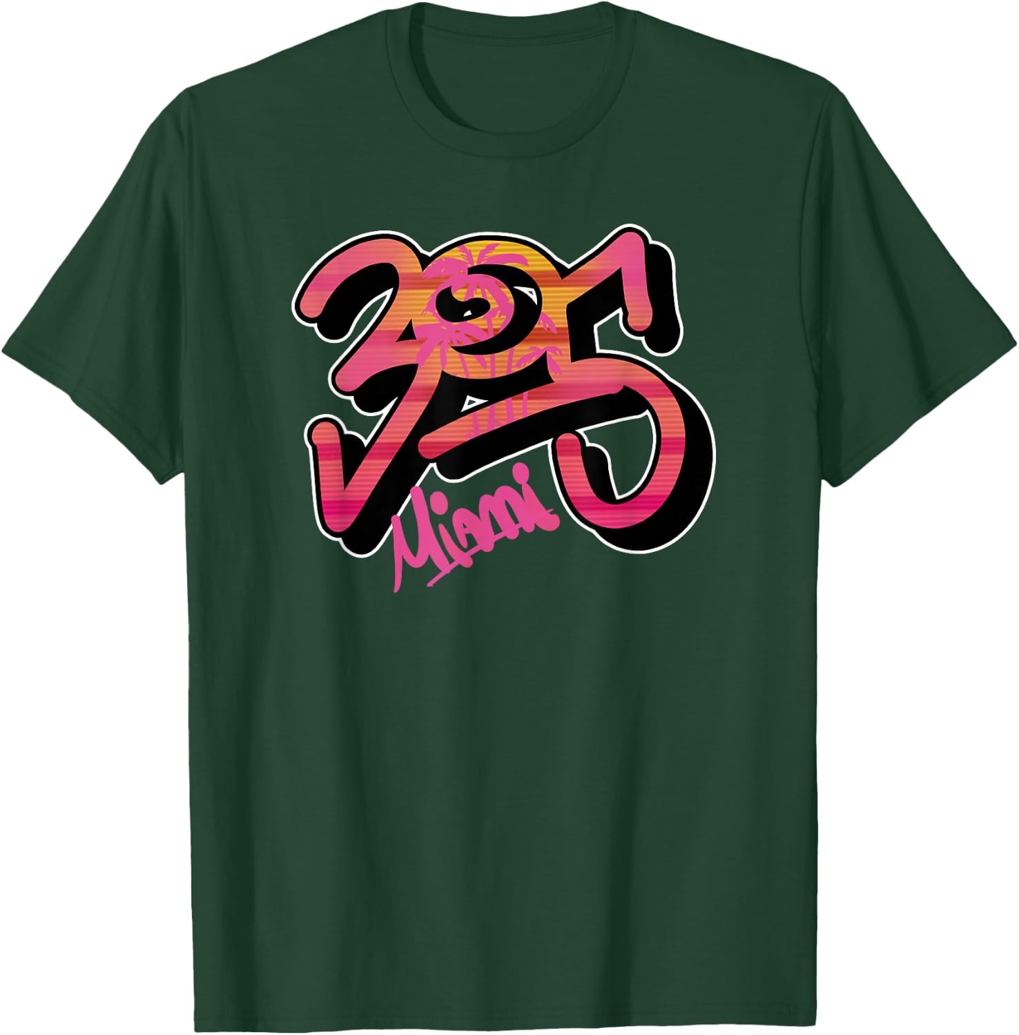 305 Miami Swag T-Shirt - T-Shirt | Forest