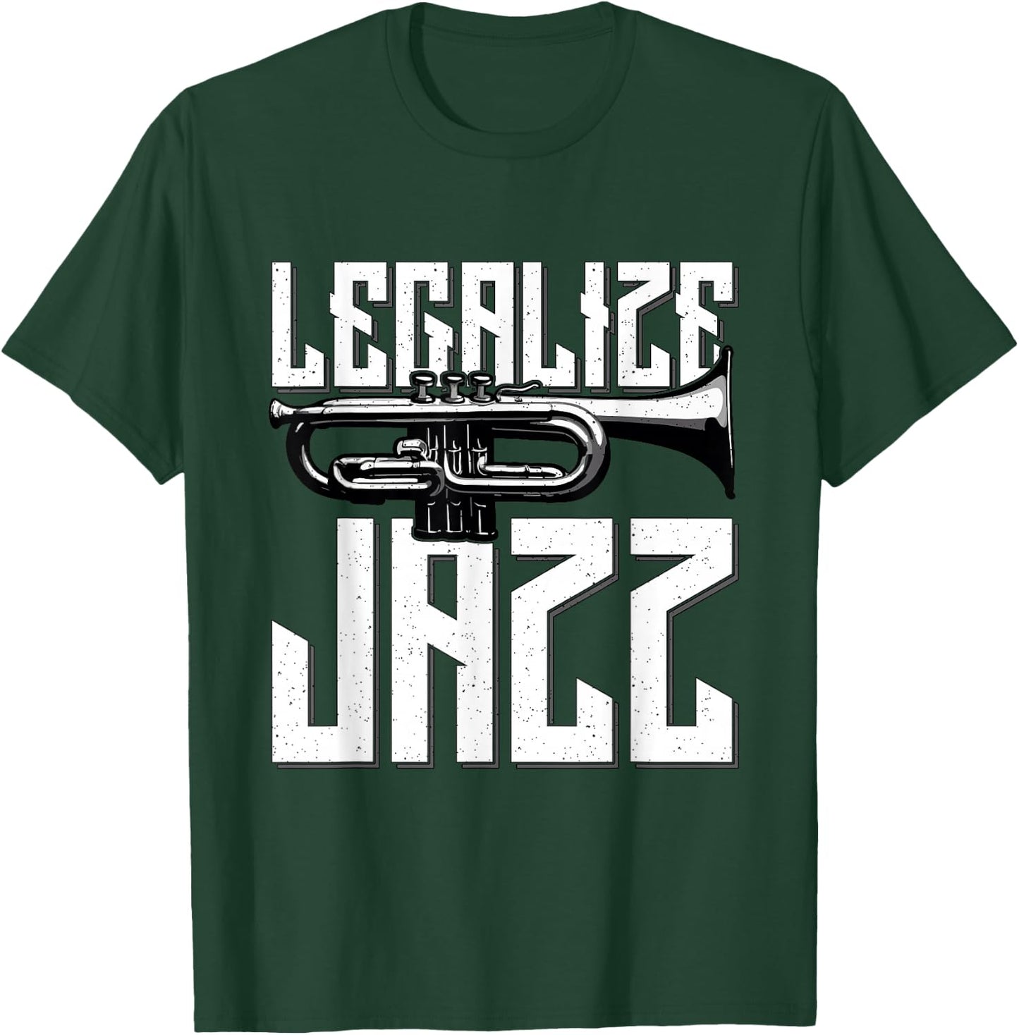 Legalize Jazz Style Saxophone Player Music Lover Jazz Music T-Shirt - T-Shirt | Forest