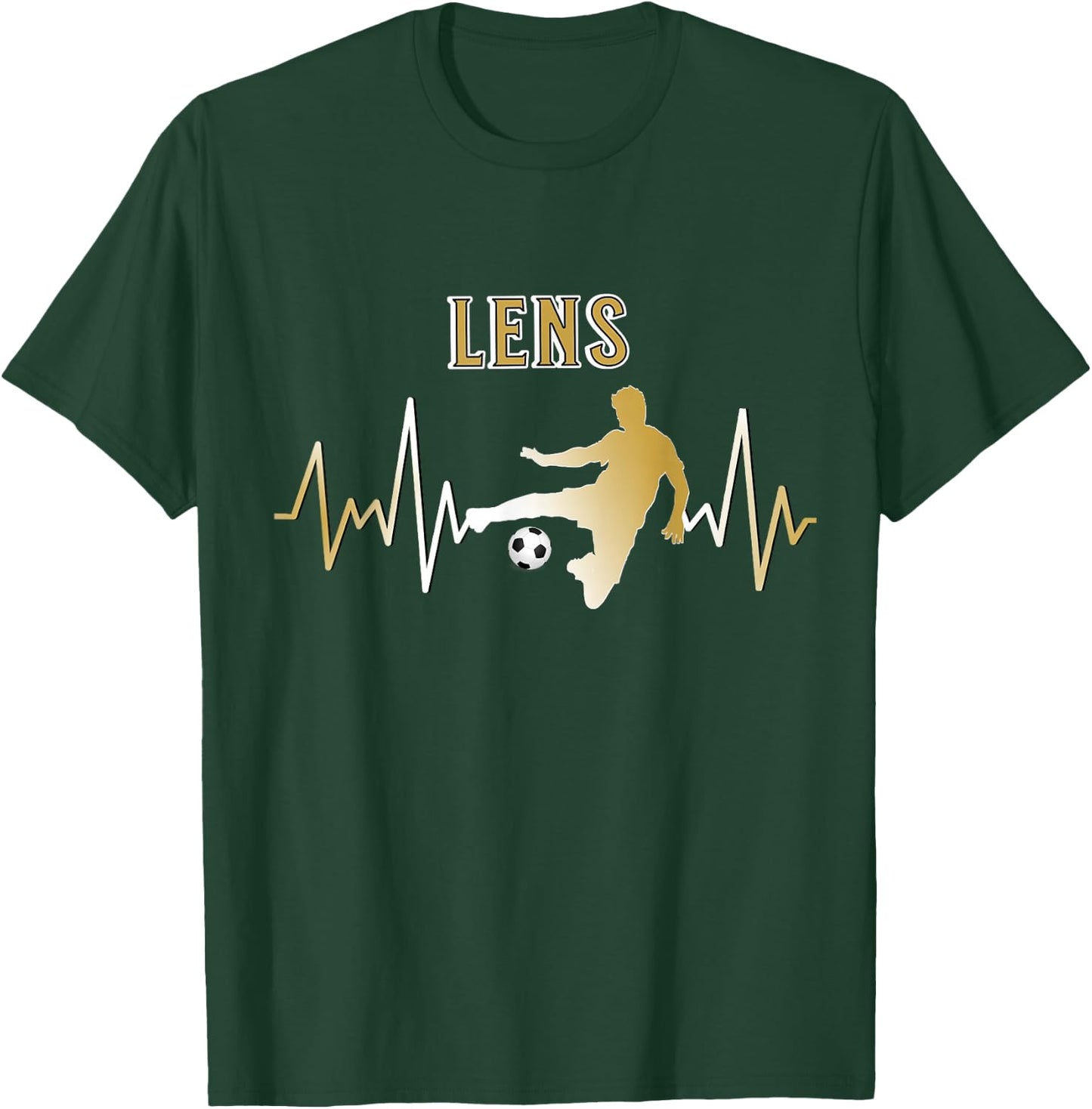 Lensois Football Lens Supporter Gift , Black, S T-Shirt - T-Shirt | Forest