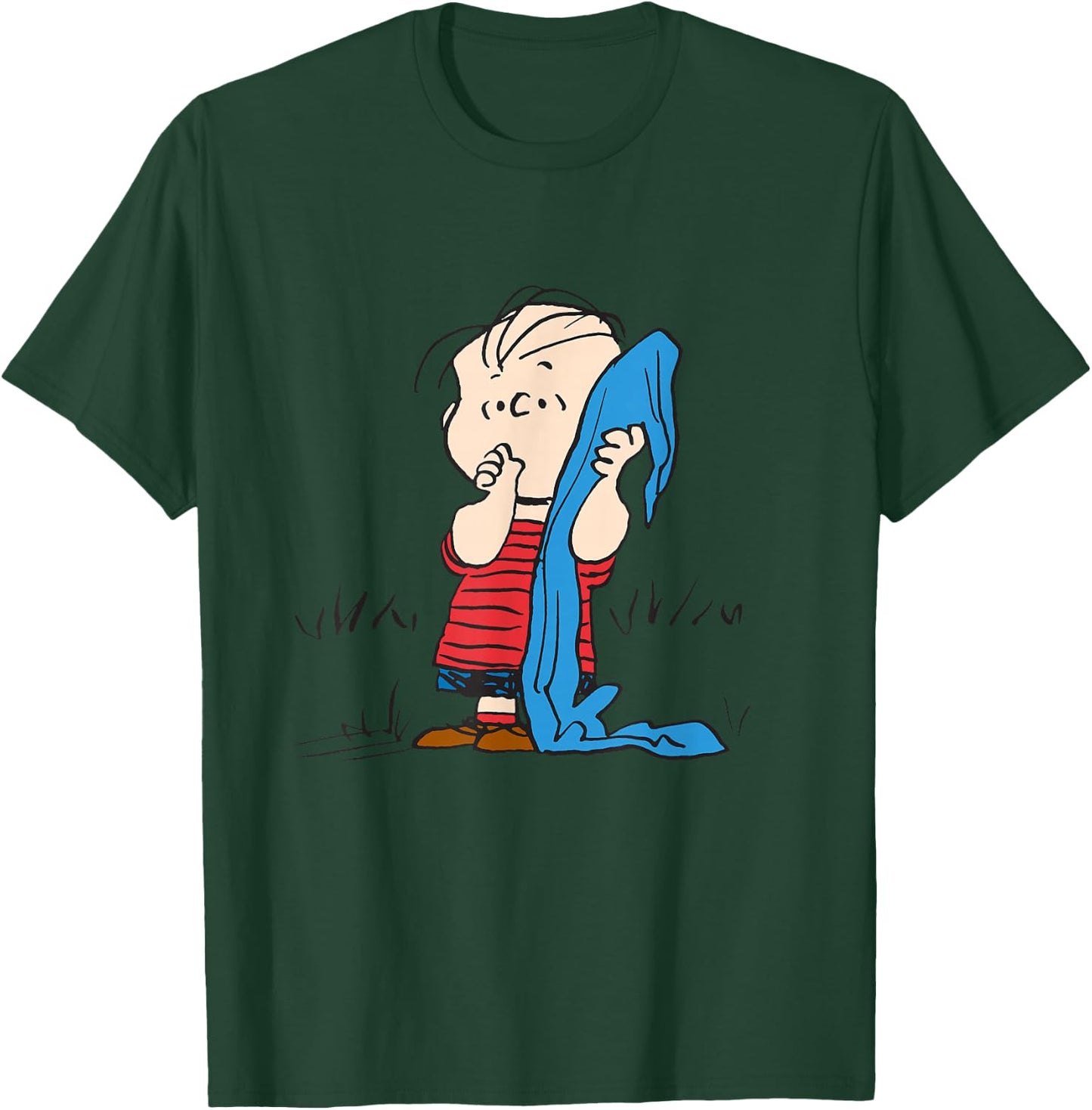 Peanuts Linus Van Pelt , blue T-Shirt - T-Shirt | Forest