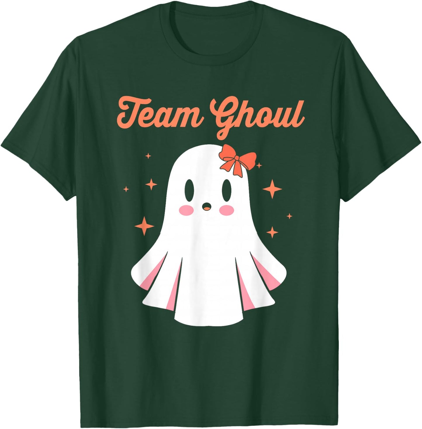 Baby Shower Team Girl Halloween Gender Reveal Team Ghoul T-Shirt - T-Shirt | Forest