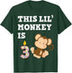 Cartoon Monkey Party Birthday 3 Year Old 3rd B-Day for Kids T-Shirt - T-Shirt | Forest