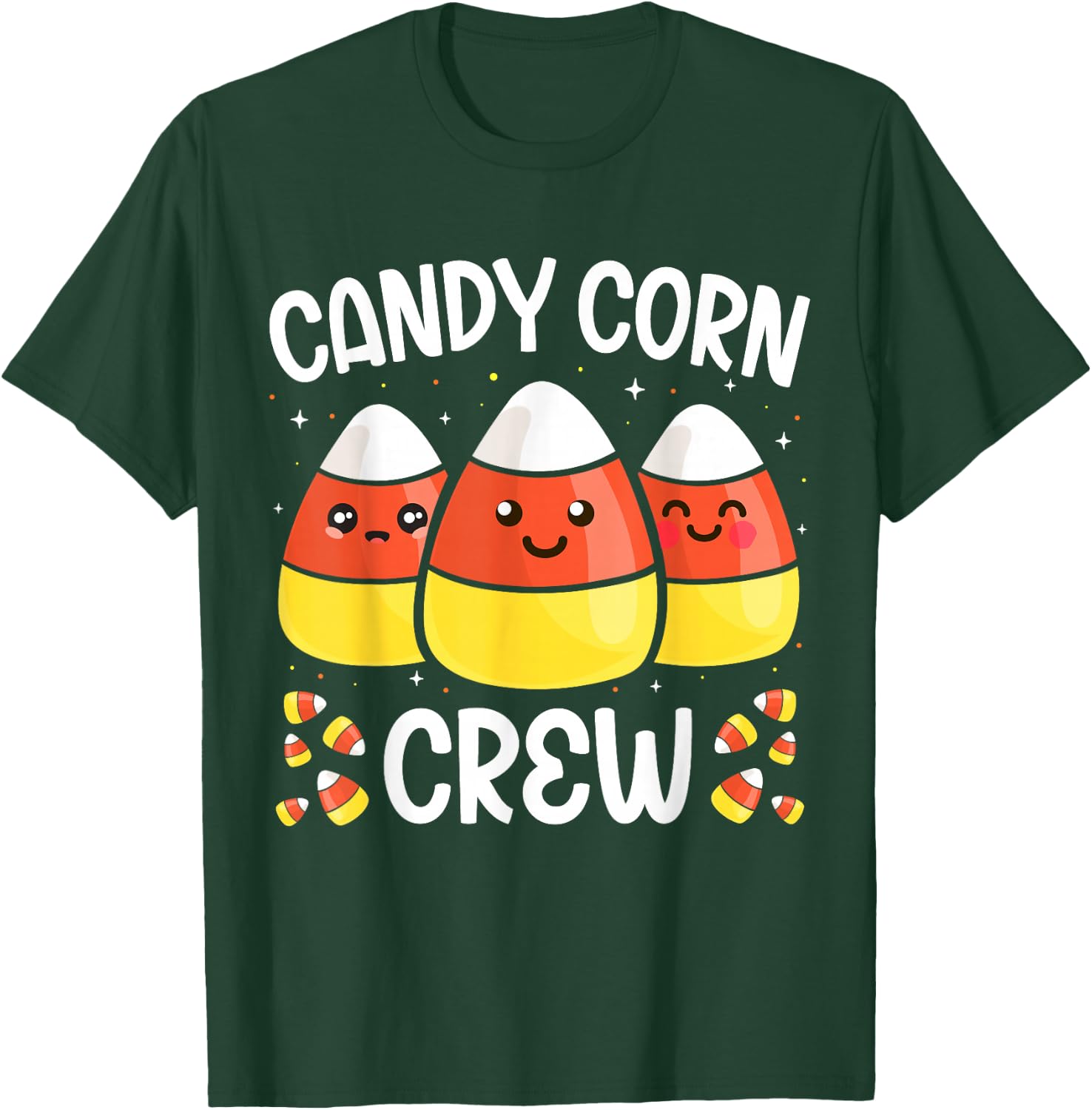 Candy Corn Crew Halloween Costume Men Women Friends T-Shirt - T-Shirt | Forest