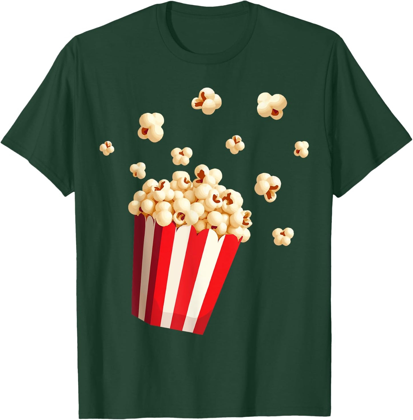 Retro Popcorn Costume Fancy Dress for Carnival , black T-Shirt - T-Shirt | Forest