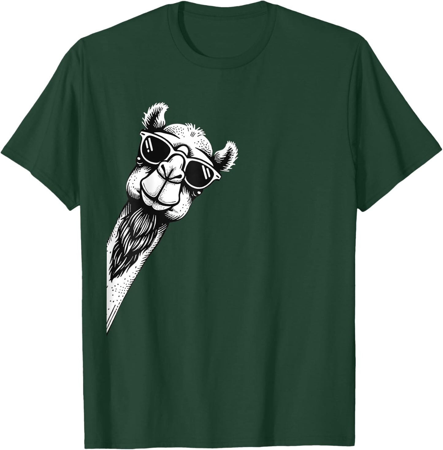 Funny Camel Wearing Sunglasses for Camel Lovers T-Shirt - T-Shirt | Forest