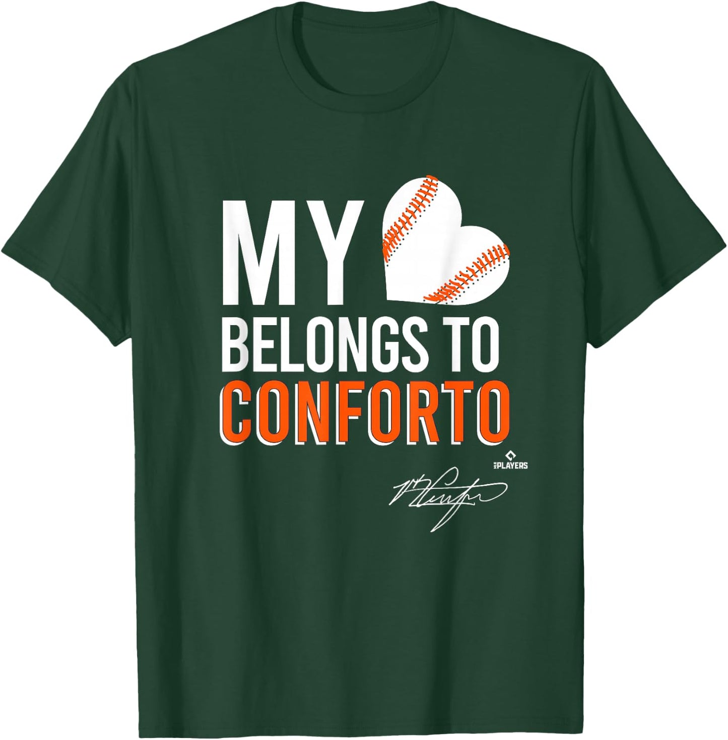 My Heart Belongs To Michael Conforto T-Shirt - T-Shirt | Forest