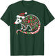 Christmas Tree Candy Possum Santa Christmas Kids T-Shirt - T-Shirt | Forest