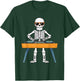 Funny Skeleton Playing DJ Music Kids Boys Girls Halloween T-Shirt - T-Shirt | Forest