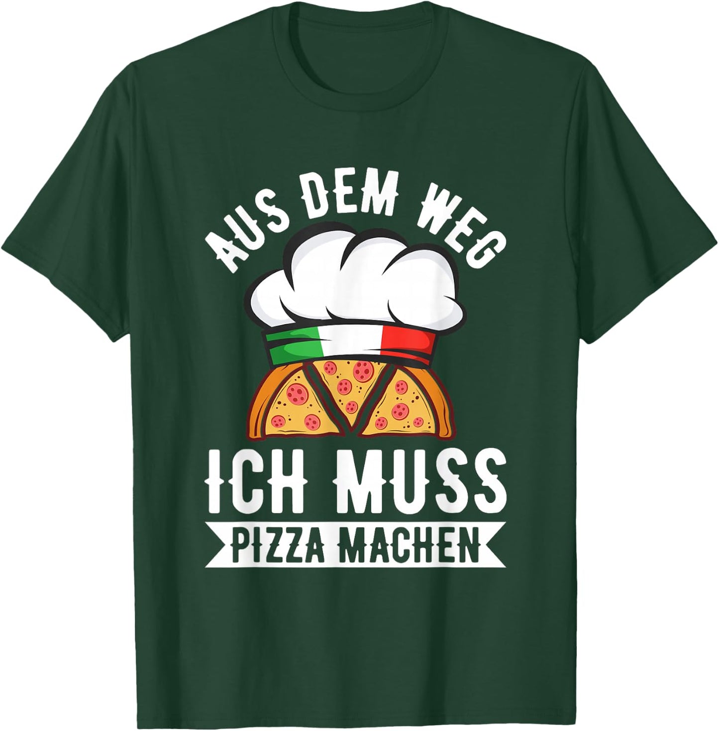 Aus Dem Weg Ich Muss Pizza Machen Pizza Baker Saying , black, s T-Shirt - T-Shirt | Forest