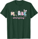 Emergency Nurse Easter Bunny Easter Egg Stethoscope Nurse T-Shirt - T-Shirt | Forest