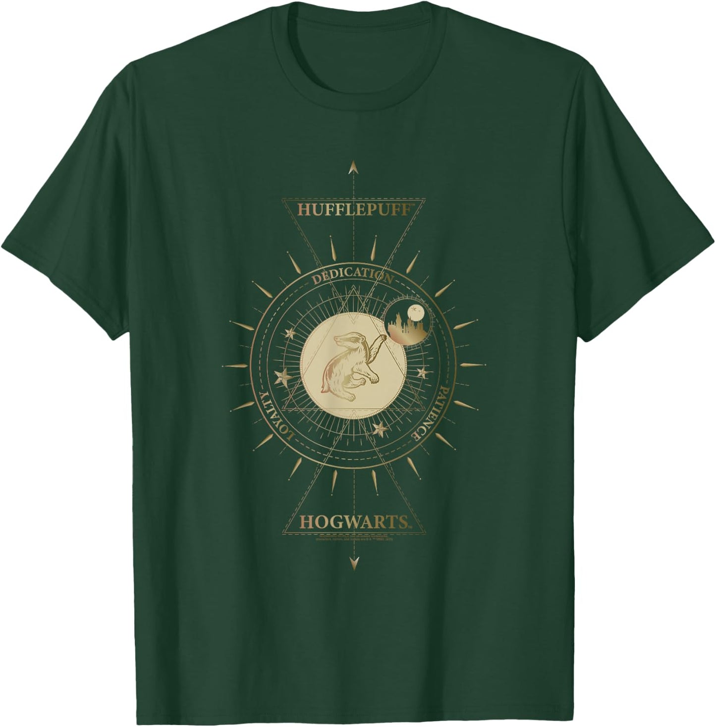 Harry Potter Mystical Hufflepuff Sign T-Shirt - T-Shirt | Forest