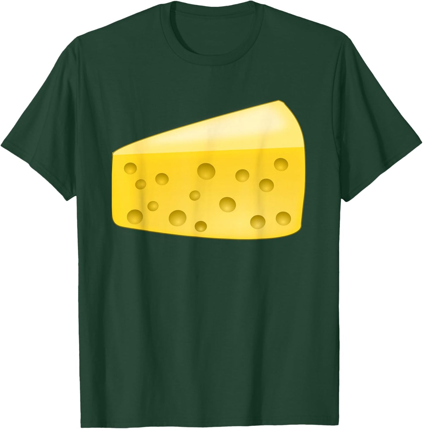 Cheese Wedge Costume Matching Pair with Wine Costume T-Shirt - T-Shirt | Forest