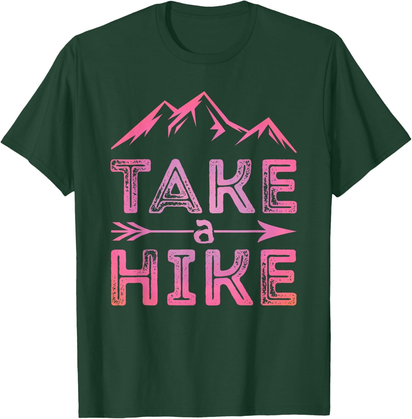Go And Hike Vintage Hiking Outdoors Campers Nature Hiker T-Shirt - T-Shirt | Forest