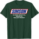 Simson Du bist nicht du wenn du Roller fährst Funny , black T-Shirt - T-Shirt | Forest