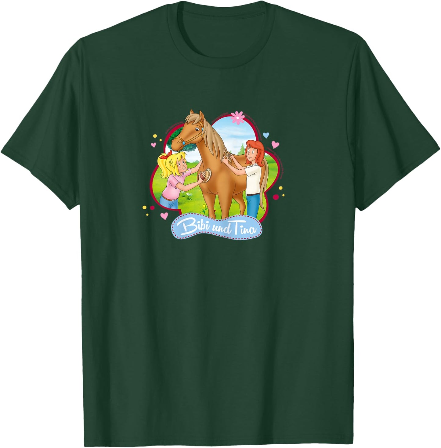 Bibi & Tina - Pferde Sommer T-Shirt - T-Shirt | Forest