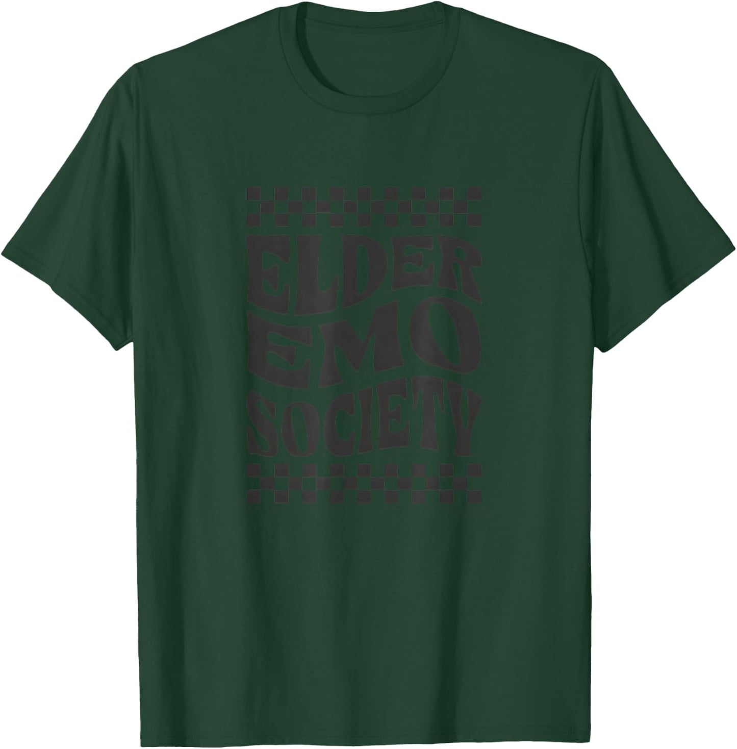 Elder Emo Society | 2000s Emo Lover | Emo Concert T-Shirt - T-Shirt | Forest