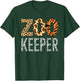 Zookeeper Animals Zoo Wildlife Safari Halloween Costume T-Shirt - T-Shirt | Forest