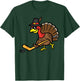 Thanksgiving Ice Hockey Turkey Day Fall Men Boys Kids Youth T-Shirt - T-Shirt | Forest