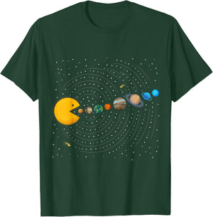 Solar System Video Game Funny Graphic Planet Astronaut T-Shirt - T-Shirt | Forest
