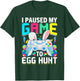 I Paused My Game To Egg Hunt Video Game Happy Easter Boys T-Shirt - T-Shirt | Forest