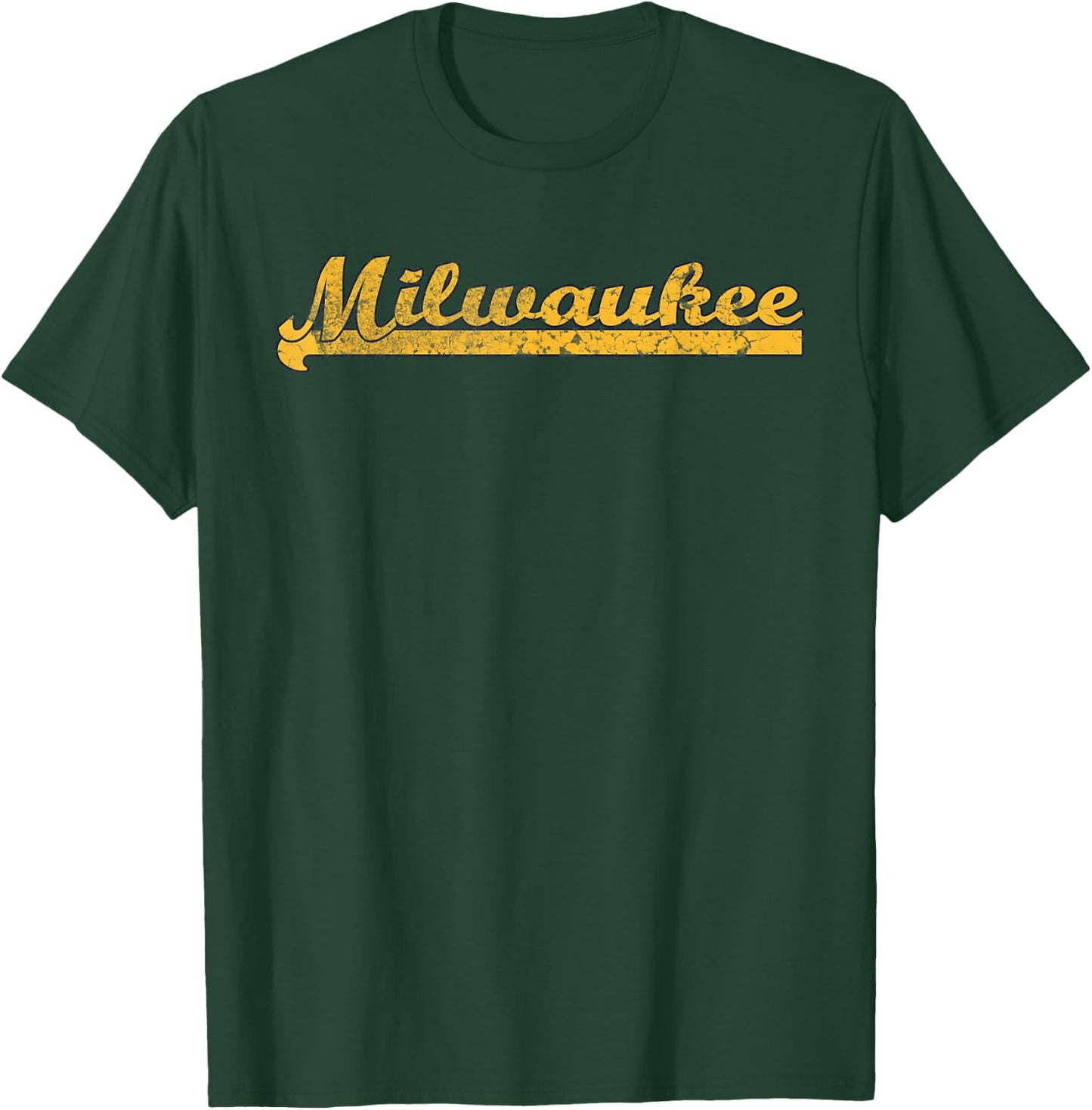 Milwaukee vintage baseball classic T-Shirt - T-Shirt | Forest