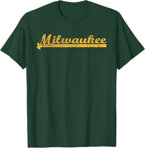 Milwaukee vintage baseball classic T-Shirt - T-Shirt | Forest