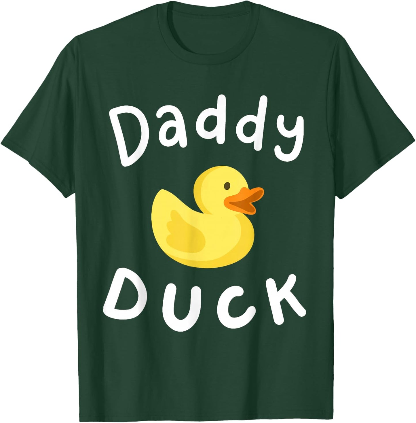 Daddy Duck Birthday Rubber Duck Lover Family Matching Men T-Shirt - T-Shirt | Forest